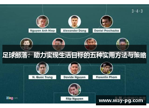 足球部落：助力实现生活目标的五种实用方法与策略